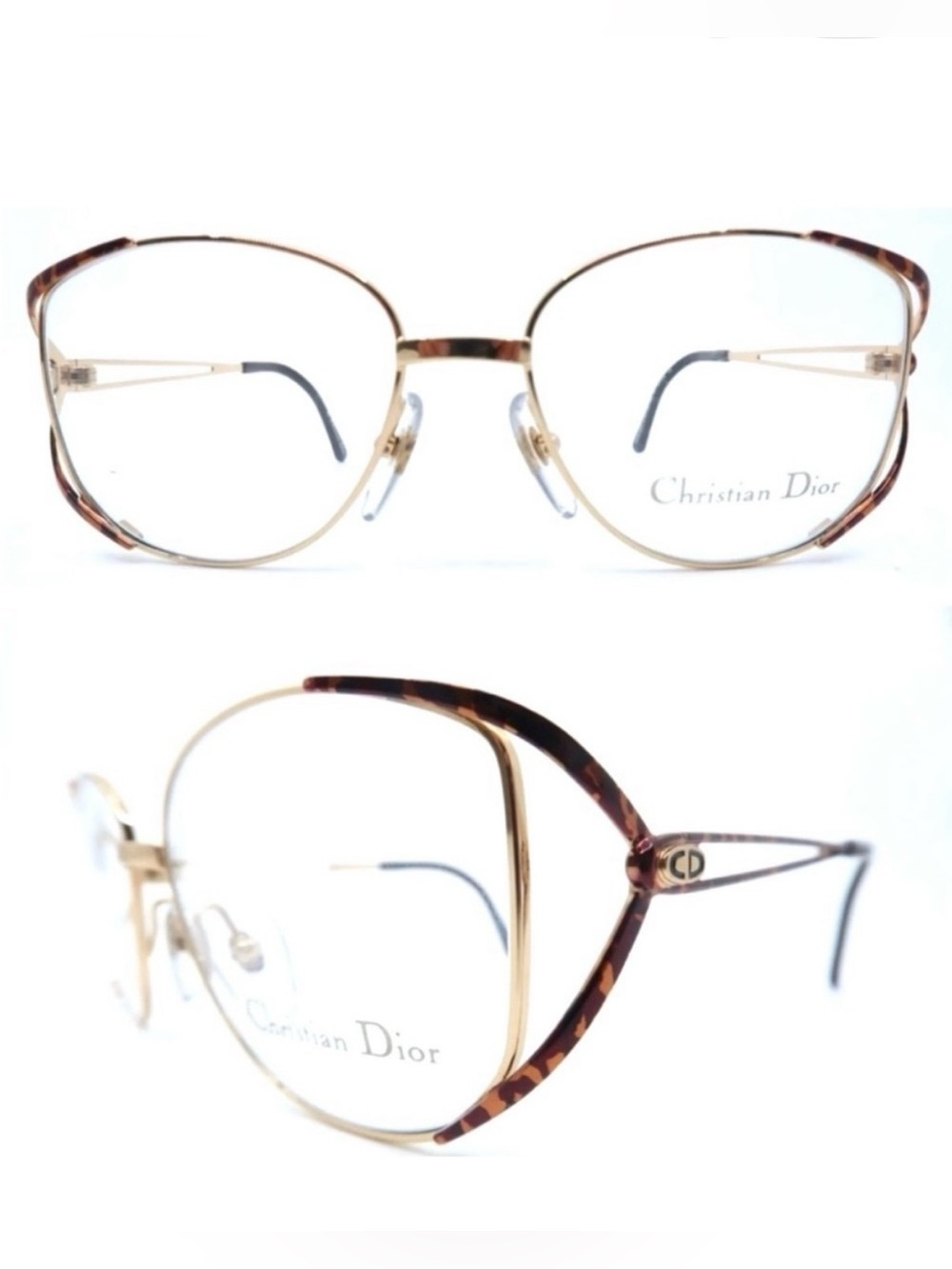 Iconic 1980’s Christian Dior Butterfly Eyeglasses Frames, Made in Austria, New